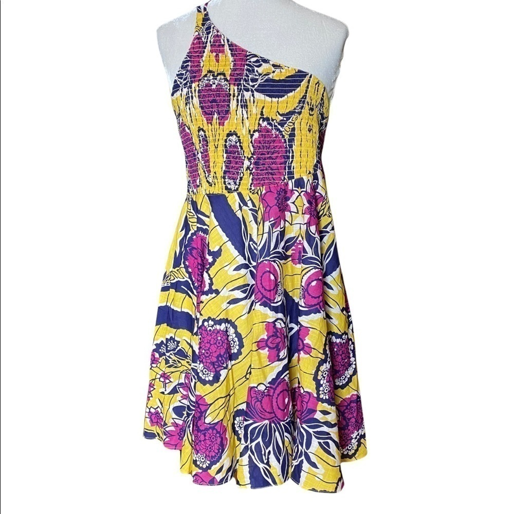 Urban Outfitters Dahlia One Shoulder Dress. Size Large